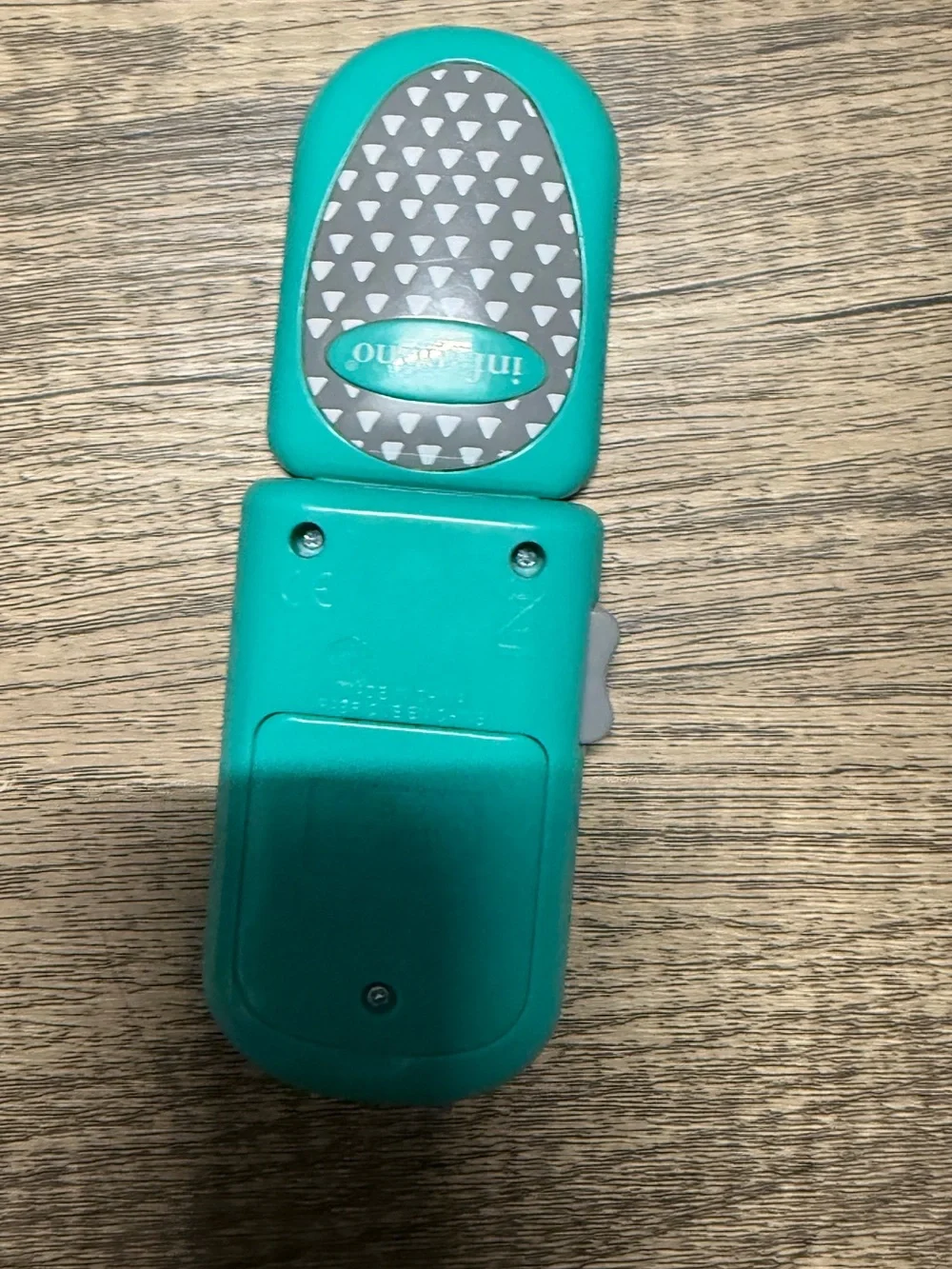 Infantino Flip and Peek Fun Phone Teal Green Interactive Baby Toy